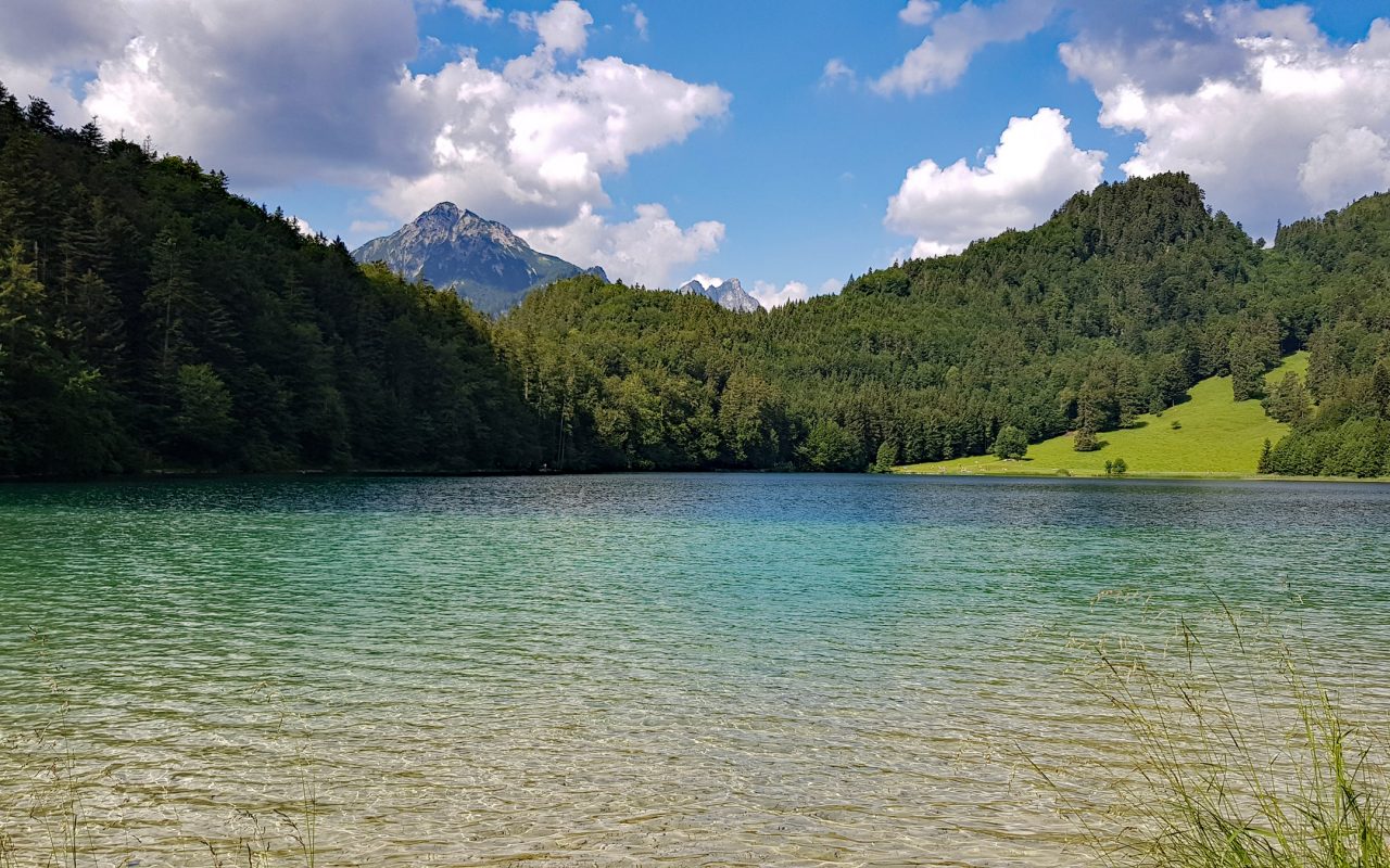 Alatsee Vils Blick Richtung Salober-Alm