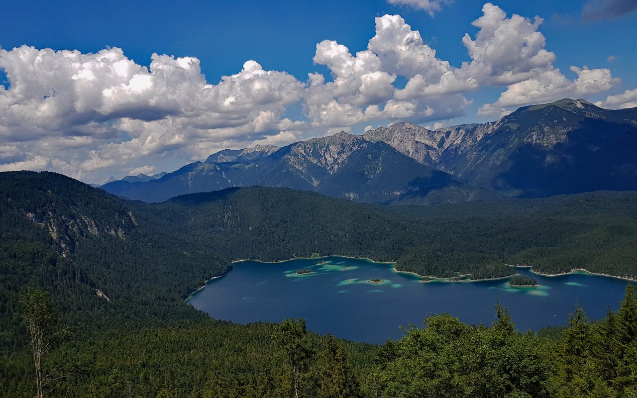 Eibsee Zugspitze Garmisch Ehrwald
