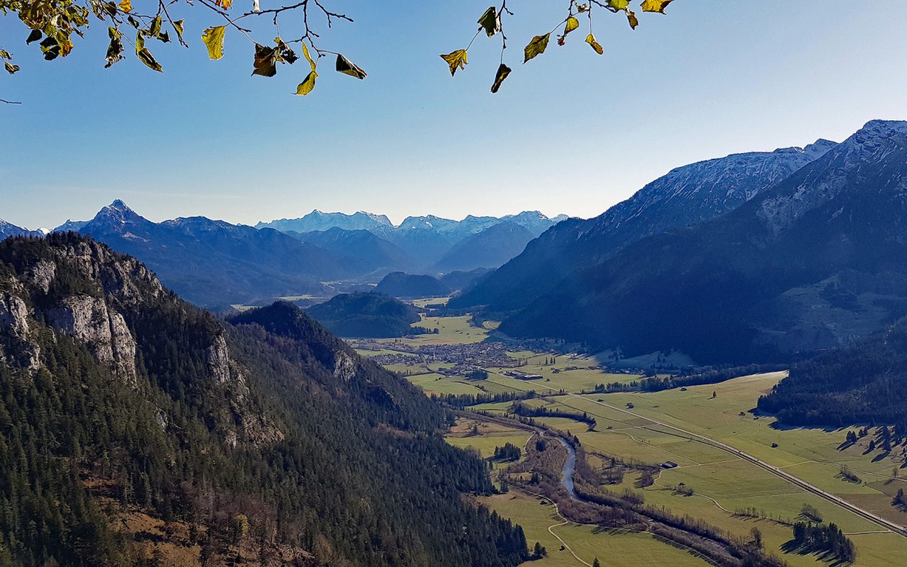 Blick Falkenstein Richtung Vils und Zugspitze