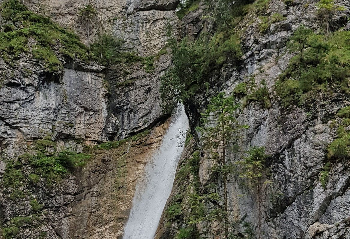 Marienbrücke Wasserfall Schloss Neuschwanstein