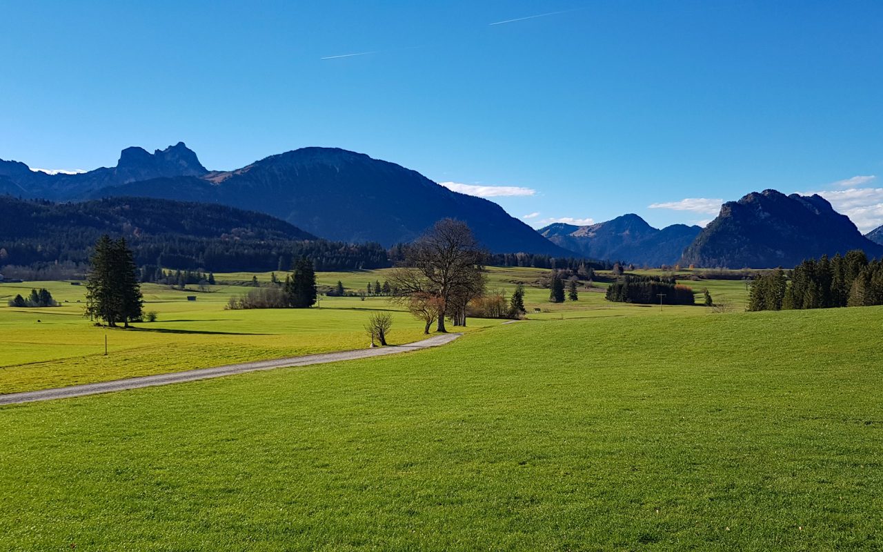 Radrunde Wanderung Richtung Pfronten